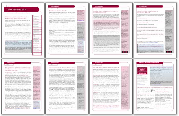 The Effective Admin Newsletter
